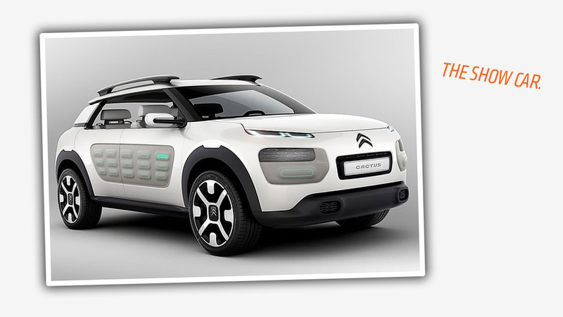 Illustration for article titled Weird New Citroën C4 Cactus Has Air-Filled Shock-Absorbing Body Panels